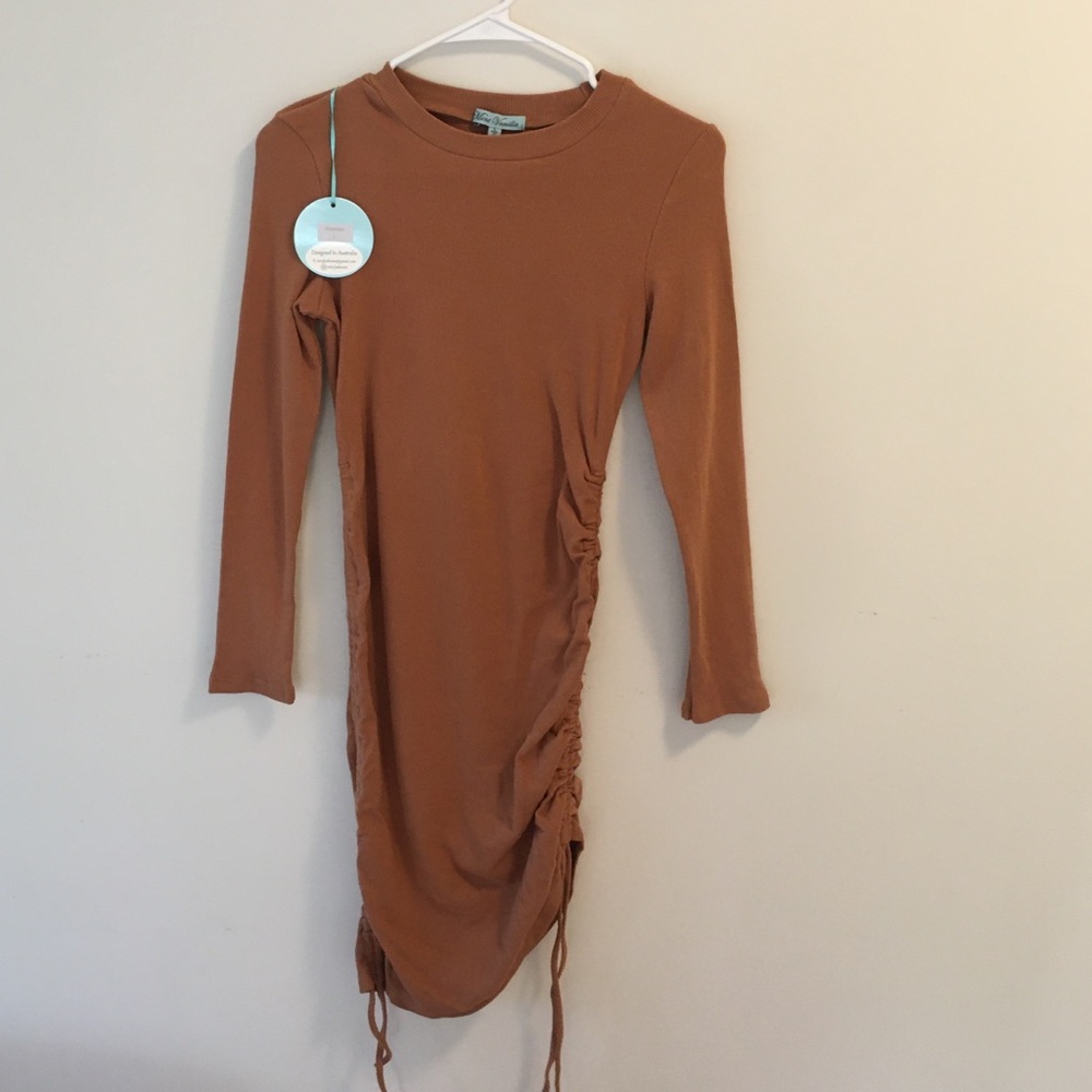 Verge girl ruched mini dress